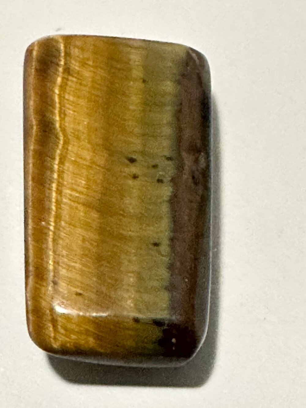 10 Carat Natural Tiger Eye Fancy Cabochon Loose Gemstone 22 mm x 10 mm for Ring